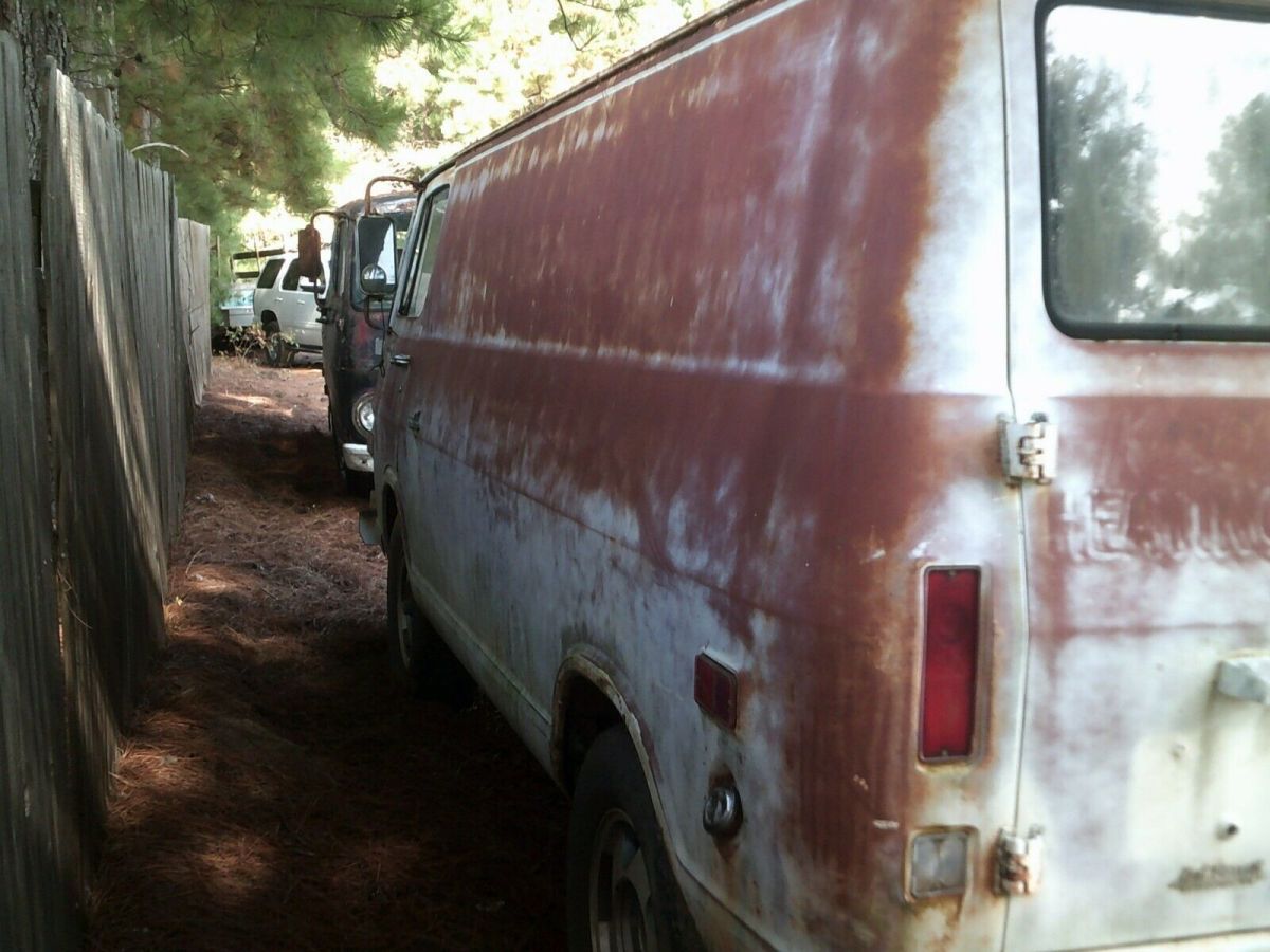 1968 chevy g20 panel van rare factory 4 speed on the column