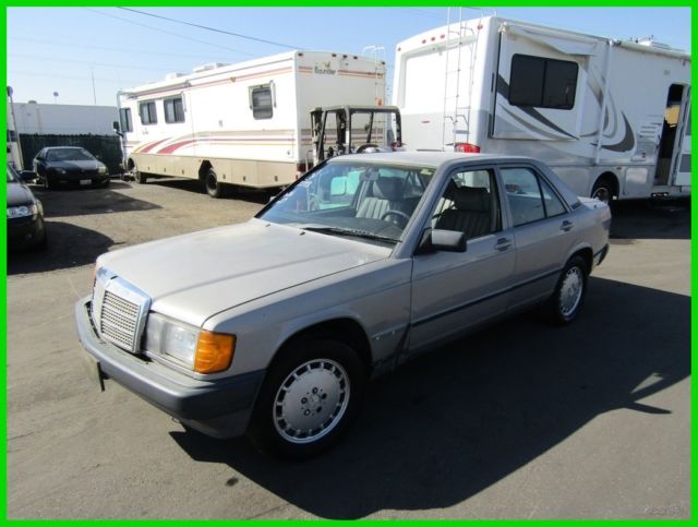 1988 mercedes-benz 190e 4 dr used 2.6l i6 12v automatic no reserve
