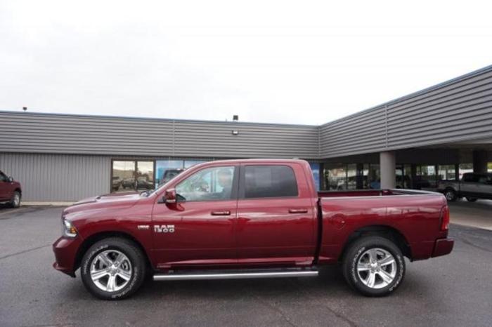 2017 ram ram pickup 1500 sport 4x4 sport 4dr crew cab 5.5 ft. sb pickup for sale in fort rice, north dakota