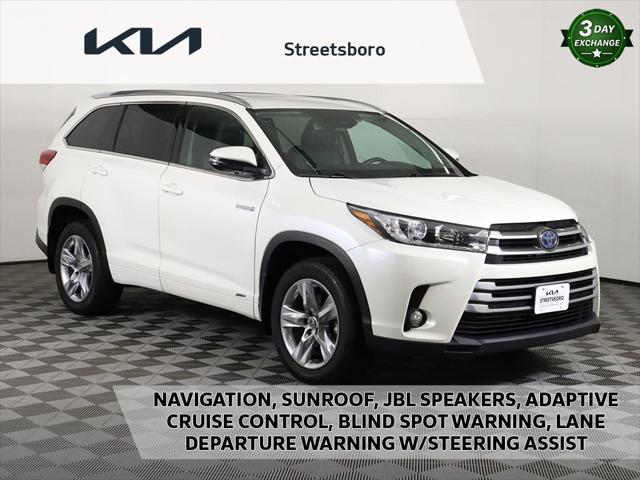 2018 toyota highlander hybrid limited