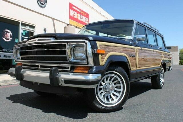 1991 jeep grand wagoneer 4x4 112648 miles midnight blue metallic suv 5.9l 8-cyl