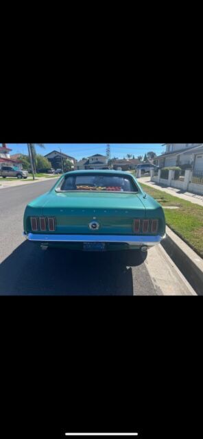 1969 ford mustang coupe green rwd automatic