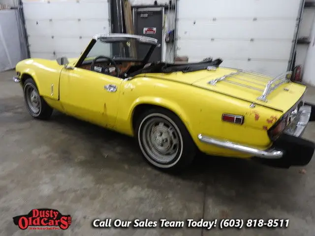 1976 yellow great project car needs tlc 1.5l 4 speed!