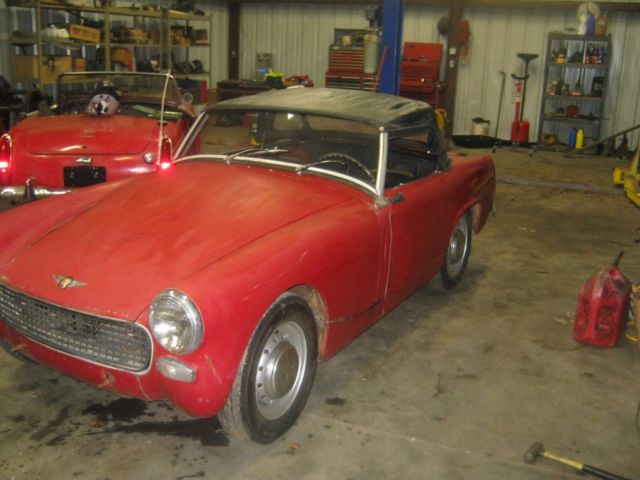 1961 austin healey sprite mkii roadster barn find