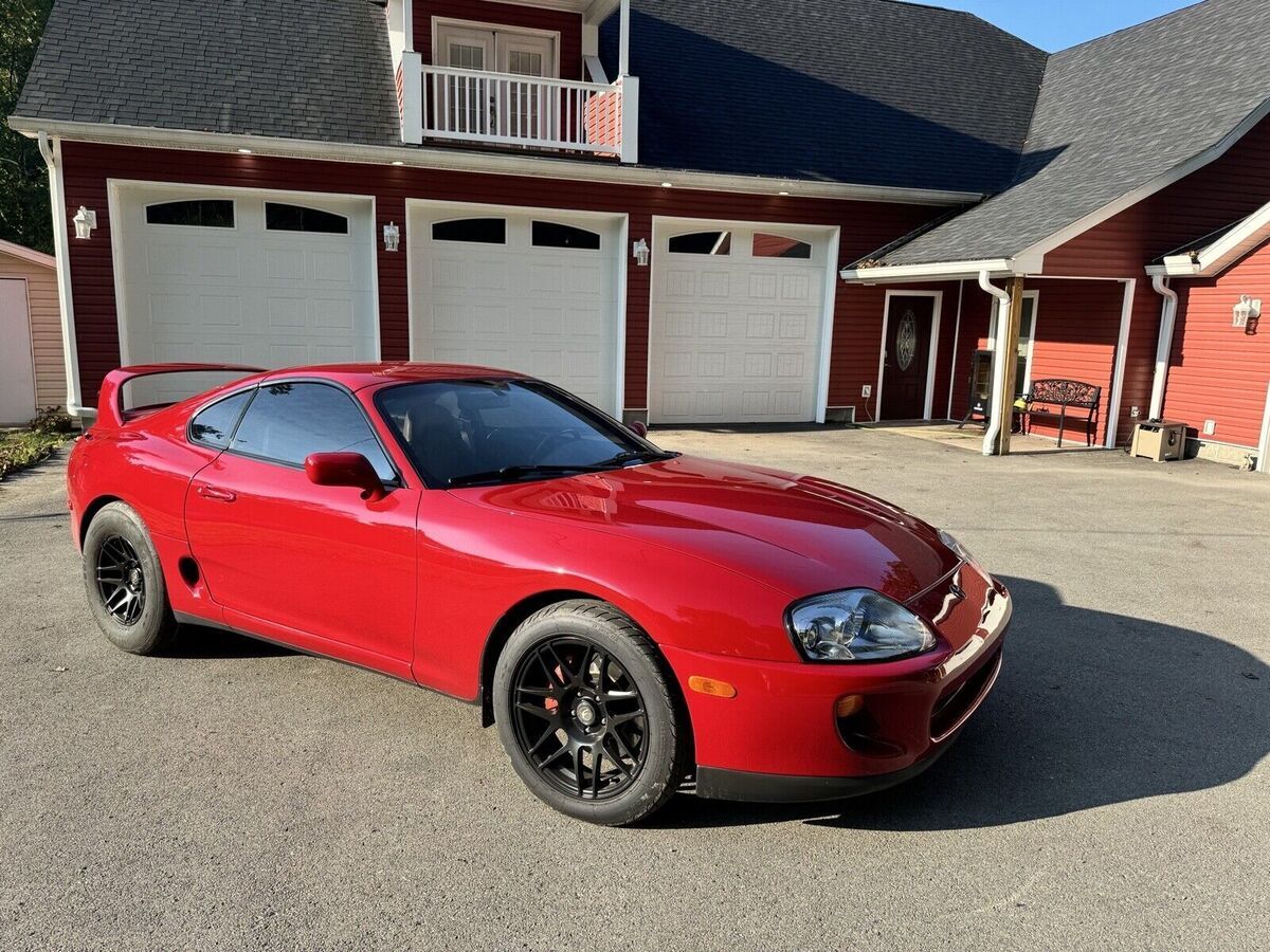 1994 toyota supra red sport roof