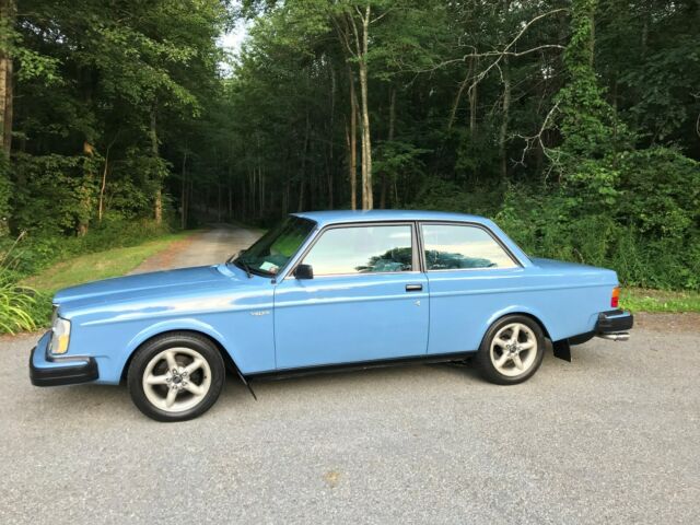 beautifully restored galena blue 1982 volvo 242 dl