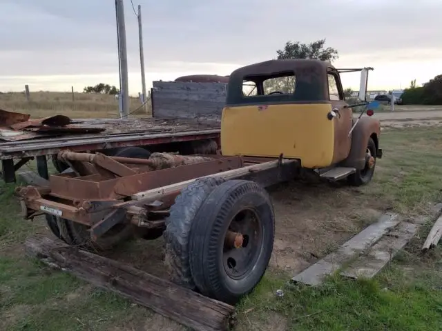 1950 chevrolet 6400 farm patina shop work dump truck project chevy