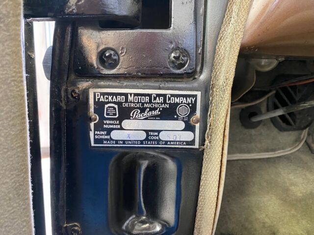 1951 packard patrician sedan black rwd automatic
