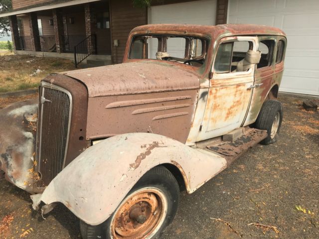 1934 chevrolet 4 door sedan - chevy hot rod or rat rod - no reserve!