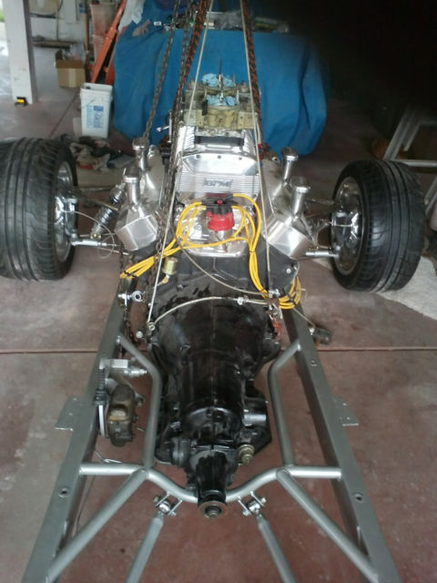 1929 ford chopped, custom frame w/scott's ifs, jag irs, bbc 454 b&m blower, 2-4s