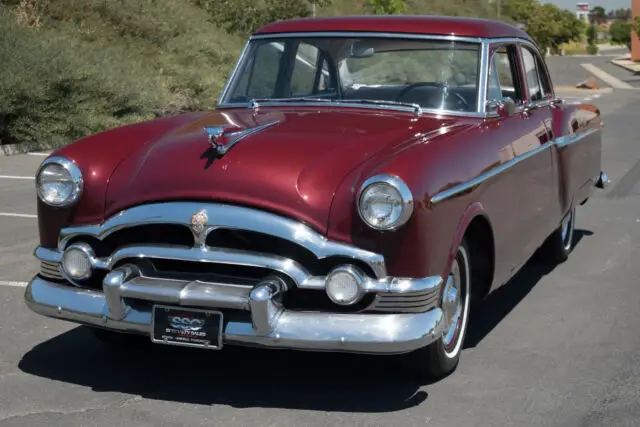 1954 packard clipper deluxe 69775 miles maroon sedan 3 speed o/d