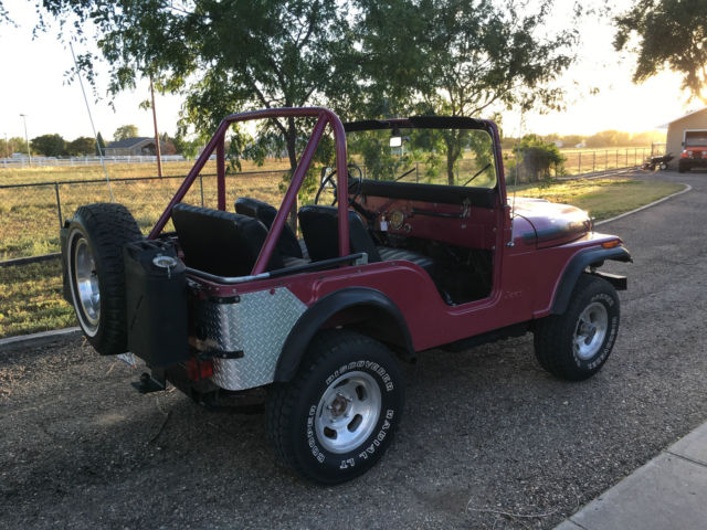 1974 jeep cj5 renegade plum purple one owner v8