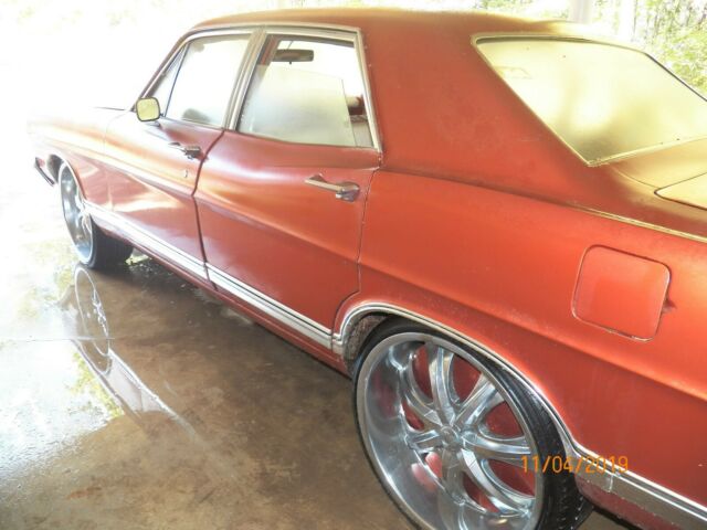 1967 ford galaxie 500 with 24" rims-rose copper color-with amp and speakers