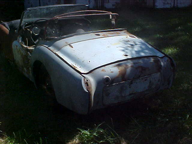 1958 triupmh tr3-a restoration project , no reserve