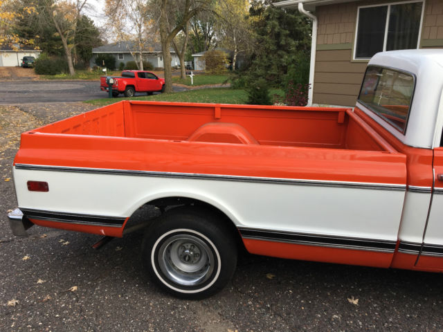 1971 chevy c10 cheyenne 2wd fleetside ½ ton pickup truck 69k miles clean