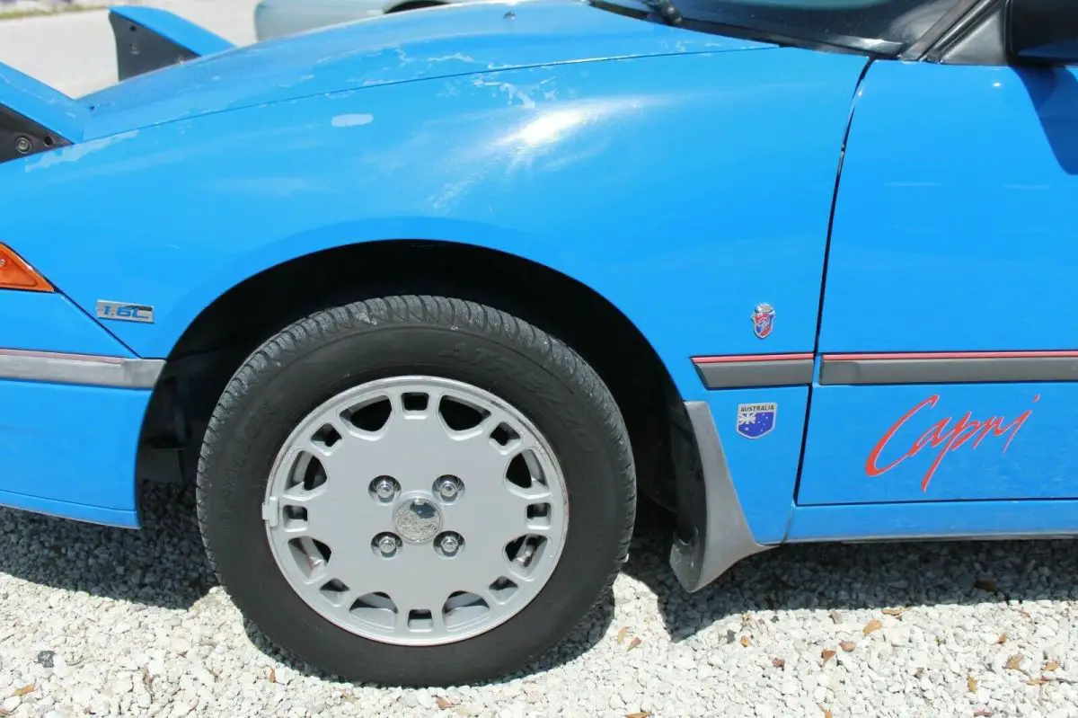 1992 mercury capri convertible 1.6l, 5 speed manual