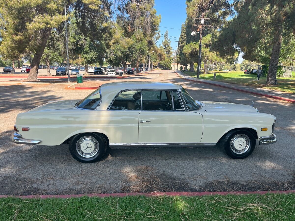 1969 mercedes-benz 280 se automatic coupe white rwd automatic