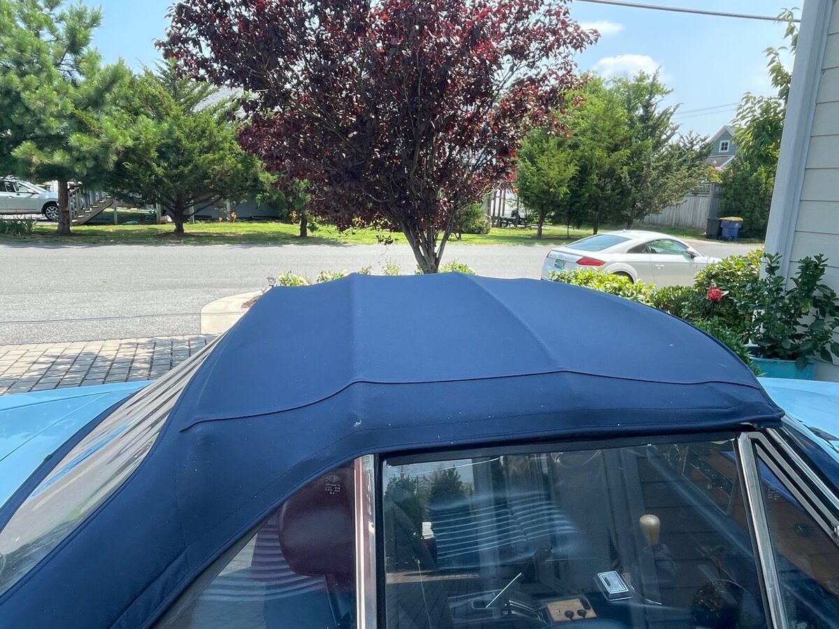 1970 fiat 124 spider 1400 convertible blue rwd manual