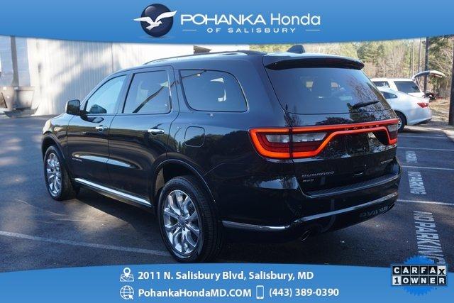 used 2016 dodge durango awd citadel salisbury, md 21801 for sale in salisbury, maryland