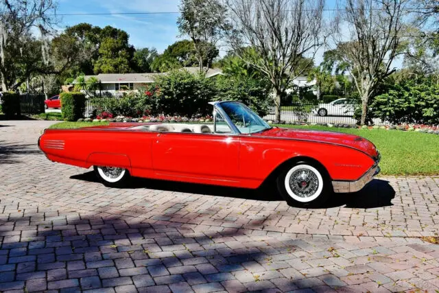 breath taken 1961 ford thunderbird convertible power brakes steering & top