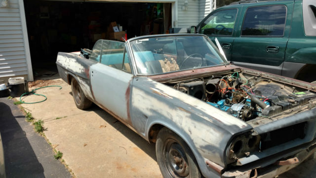 1963 pontiac tempest convertible project with parts car