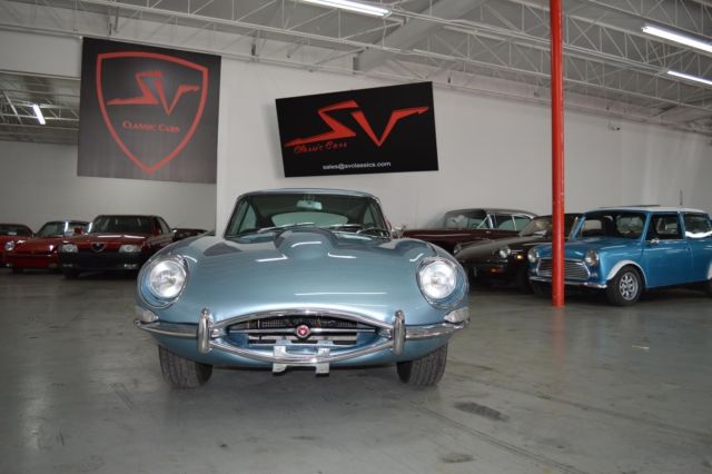 1967 jaguar e type light blue great deal!
