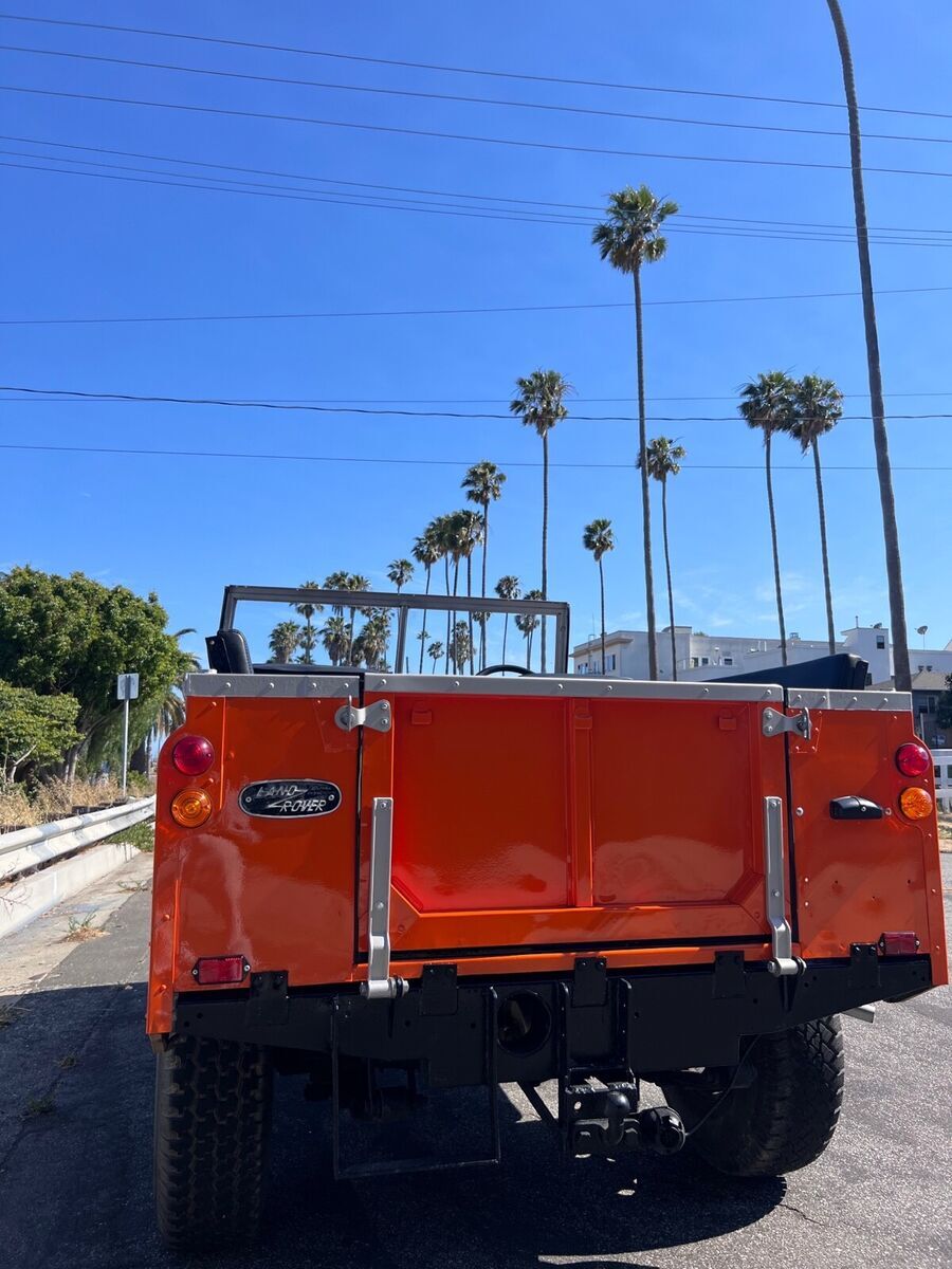 1971 land rover series ii wagon orange 2a series 88