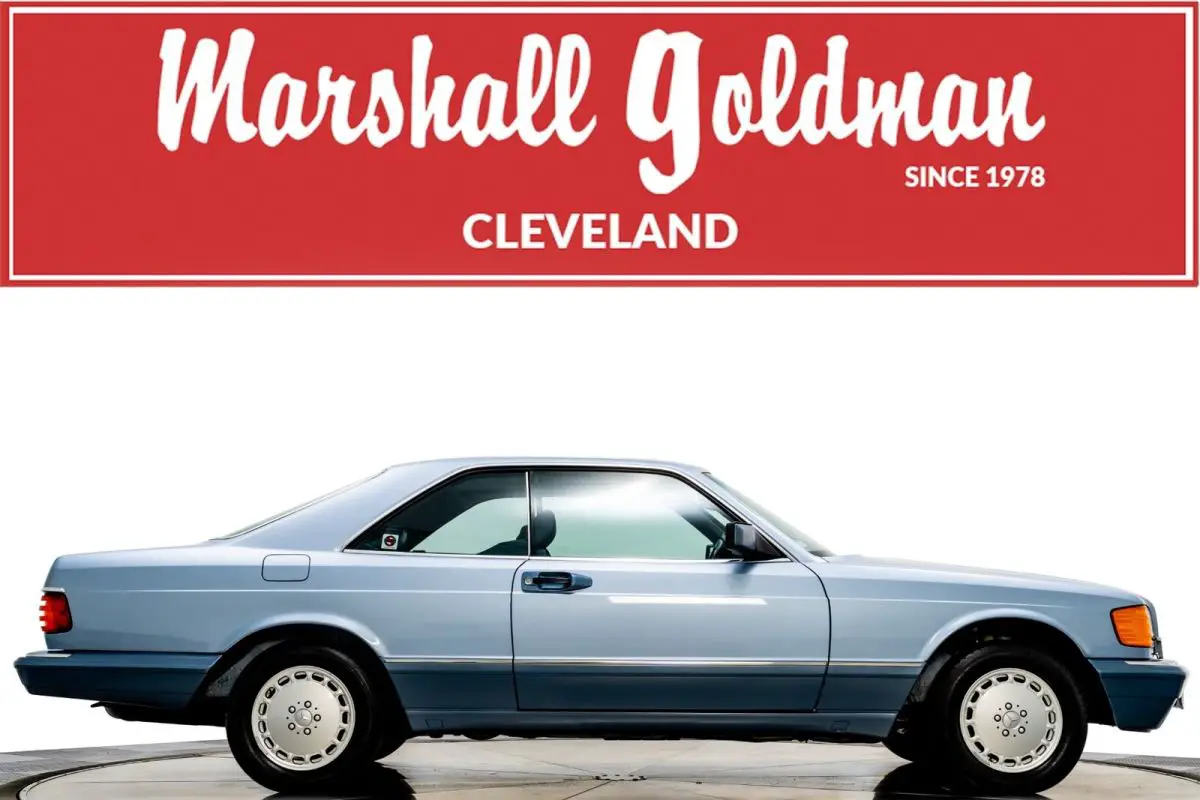 1991 mercedes-benz 560 sec coupe 5.5l sohc v8 4-speed automatic