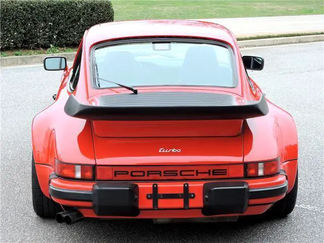1986 porsche 911 turbo guards red stock serviced clean carfax