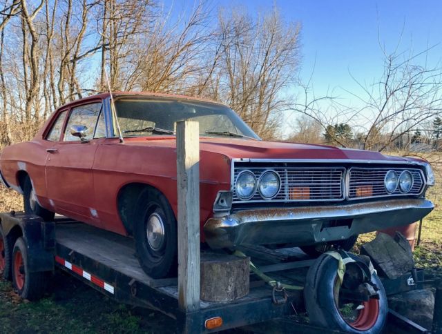 1968 ford custom 500 & ford 390 gt engine and transmission nice!
