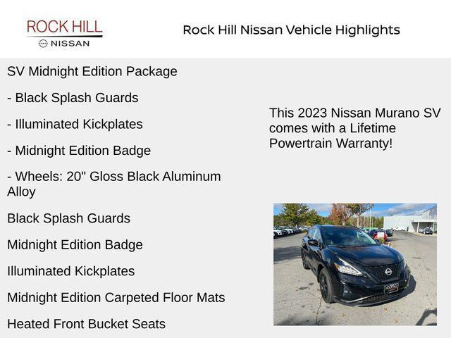 2023 nissan murano sv intelligent awd