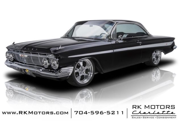1961 chevrolet impala black hardtop 355 v8 4 speed automatic