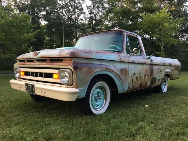 f100 unibody, amazing patina