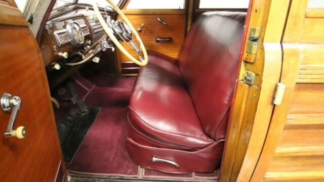 classic vintage chrome woody wagon silver streak 248 v8