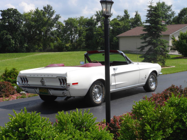 1968 ford mustang, 65 66 67 68, 289, 4 speed, califorina convertible