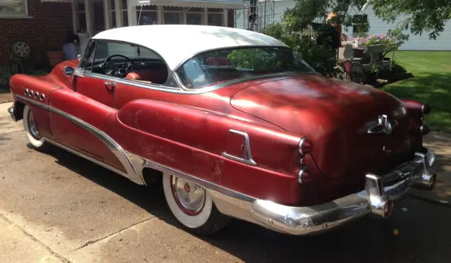 1953 buick roadmaster hardtop 2-door riviera v8