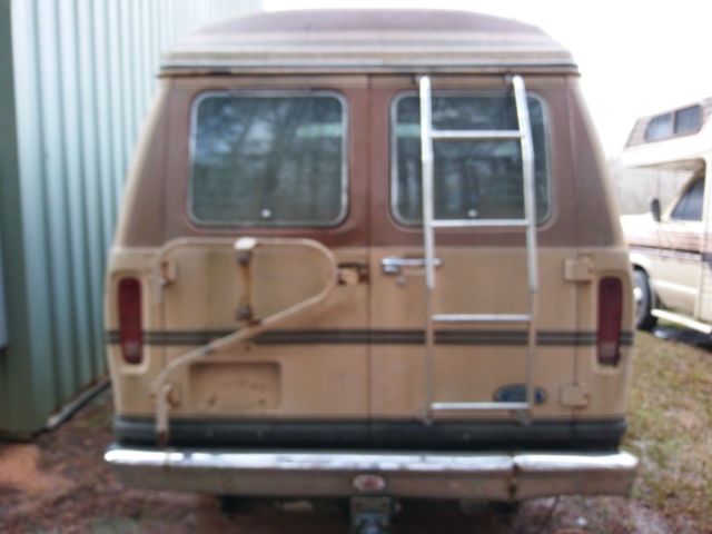 1985 ford diesel custom van