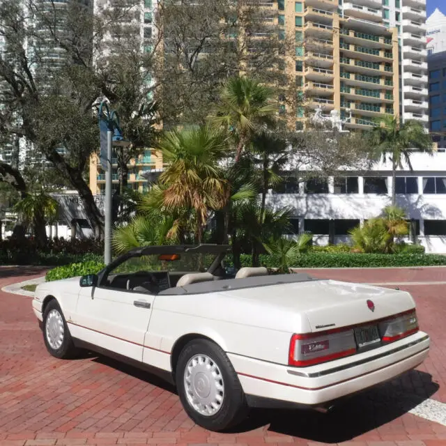 florida diamond white 1993 cadillac allante digital dash low miles northstar v8