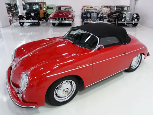 1957 porsche 356 speedster replica | highly optioned | full leather interior