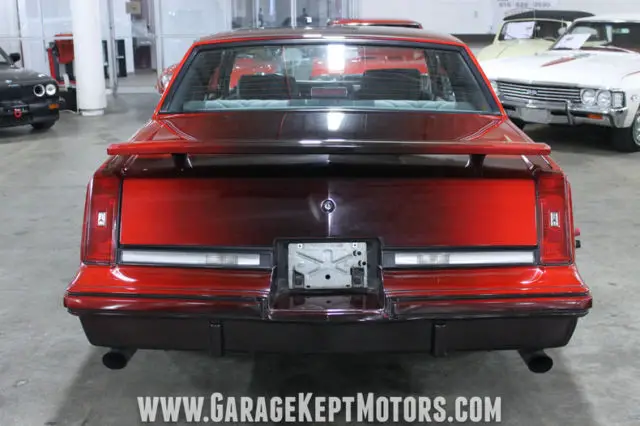 1985 oldsmobile 442 candy-red orange brandywine coupe 454 v8 3509 miles