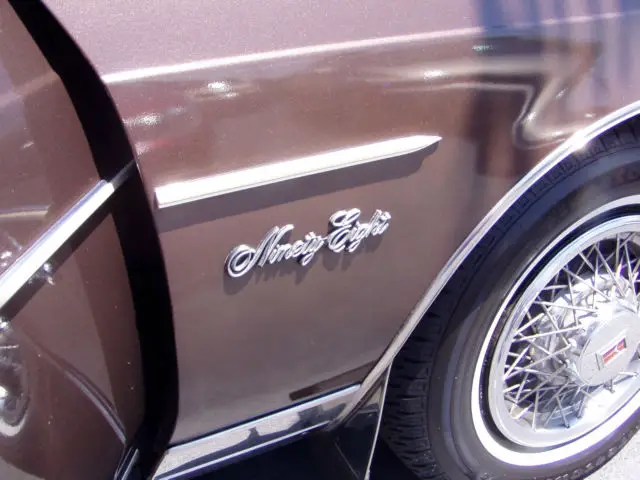 1982 oldsmobile 98 regency sedan low miles