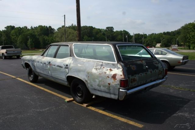 1972 chevrolet chevelle 4 door wagon no reserve