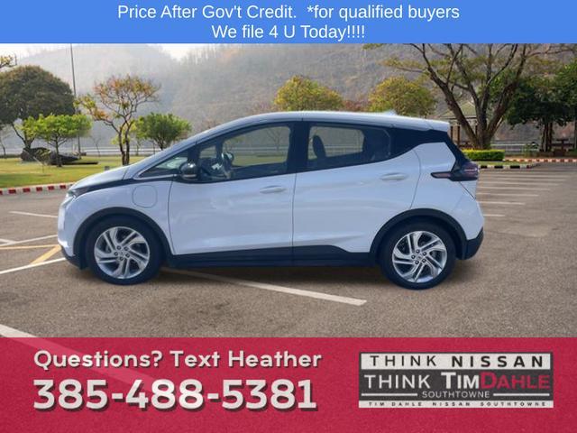 2022 chevrolet bolt ev fwd 1lt