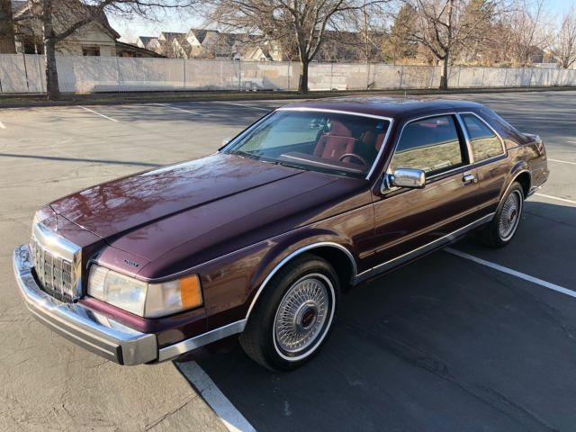 1989 lincoln mark vii bill blass coupe 2 door no reserve nr 89 5.0l mark 7 5.0