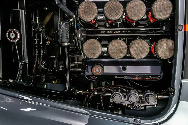 backdraft! ford 427ci crate v8 w/ 8-stack efi, t56 magnum 6-speed, low miles!