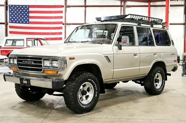 1990 toyota land cruiser 216001 miles beige metallic suv 4.0l 6-cylinder automa