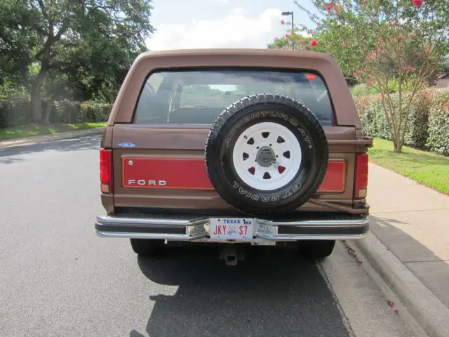 1981 bronco trailer special pkg with rare chromatic tape stripe and factory cb