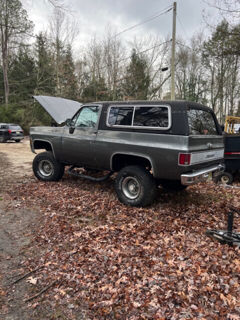 1979 chevrolet blazer pickup grey 4wd automatic cheyenne