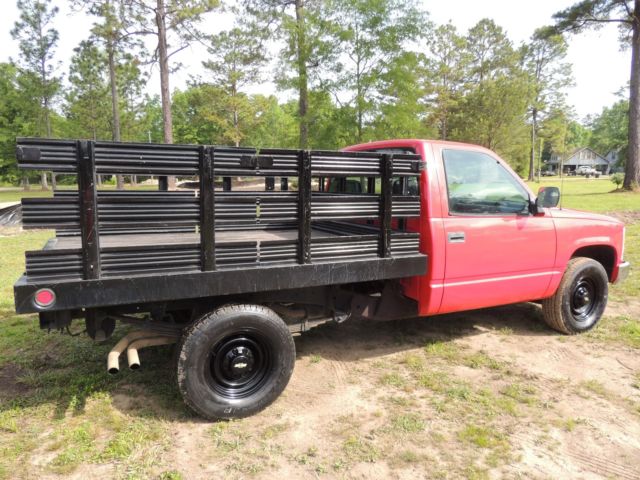 1993 chevrolet c/k2500 flatbed stakebody diesel truck in mississippi no reserve
