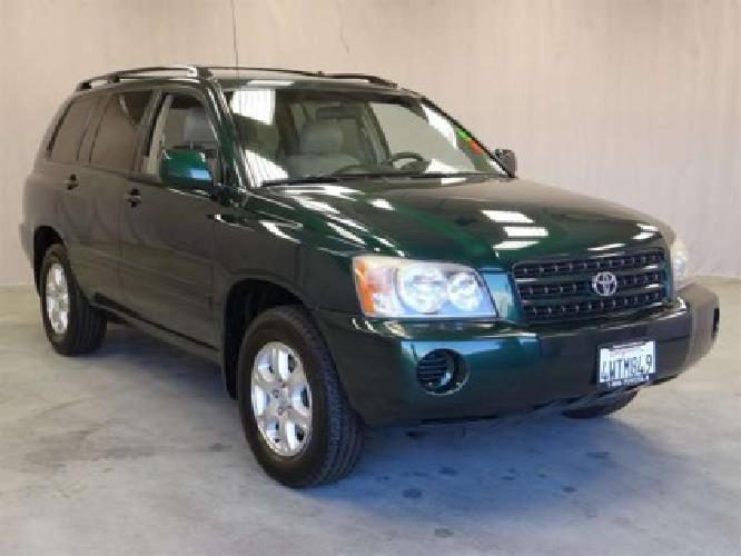 2001 toyota highlander in sunnyvale, ca
